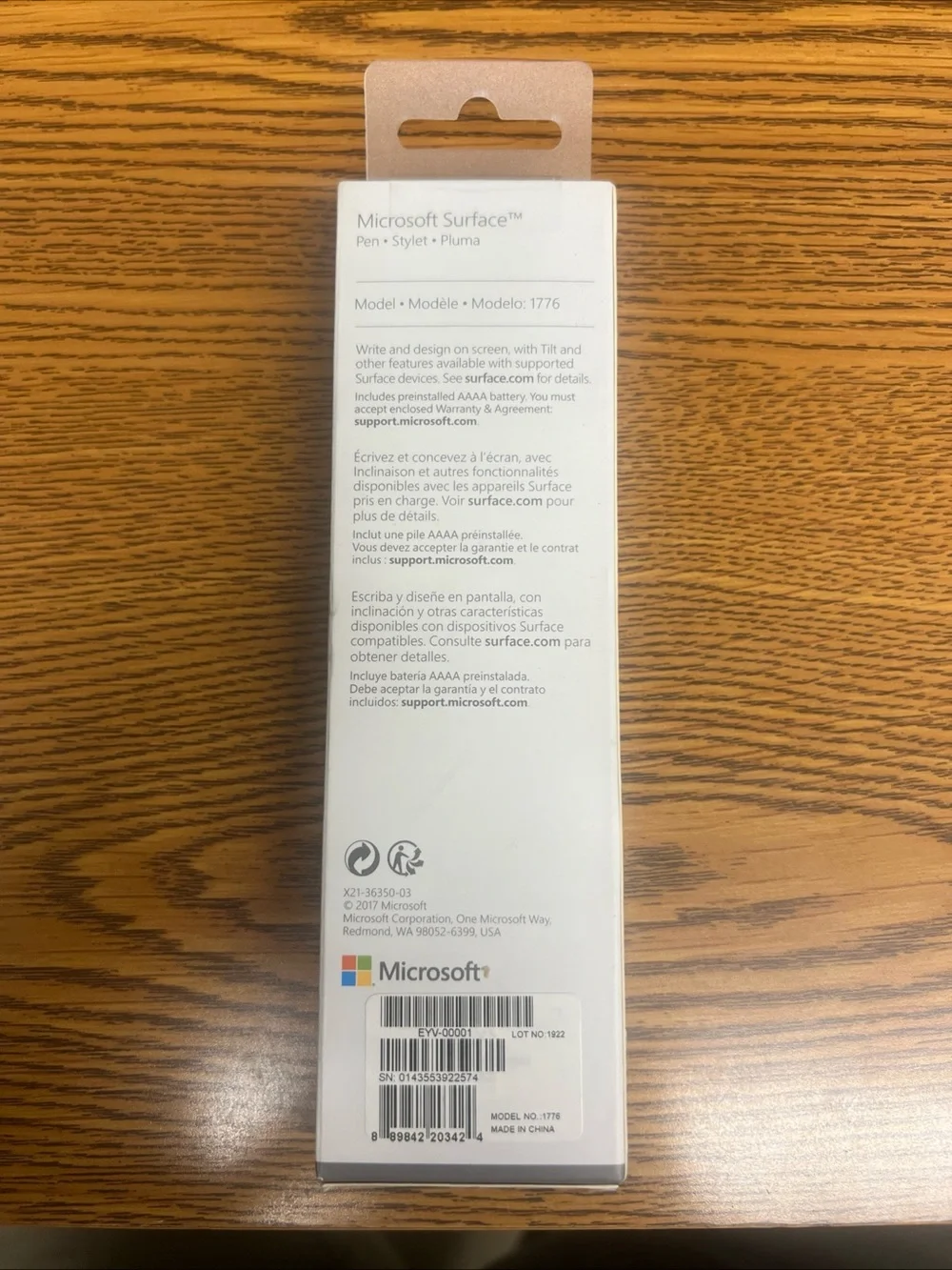 Microsoft Surface Black Pen Stylus